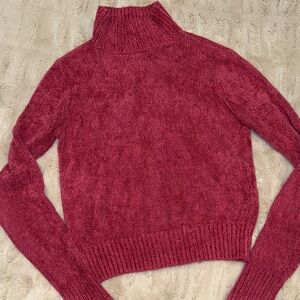 Wilfred Aritzia Burgundy Turtleneck Sweater